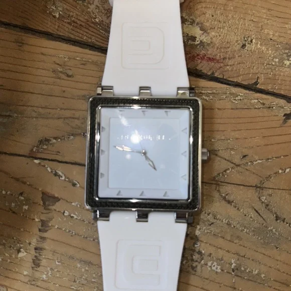ROCKWELL men’s watch.  Like new.  White and silver - Picture 4 of 8